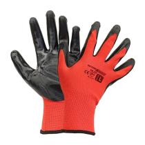 TOOLHUB 11377 - GUANTES DE TRABAJO CON PALMA NITRILO 12 PARES