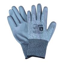 TOOLHUB 11379 - GUANTES DE TRABAJO ANTI-CORTE CON PALMA PU 12 PARES
