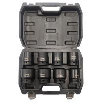 TOOLHUB 11310 - JUEGO VASOS IMPACTO CORTOS 3/4"DR. 6 CARAS 8PZS.